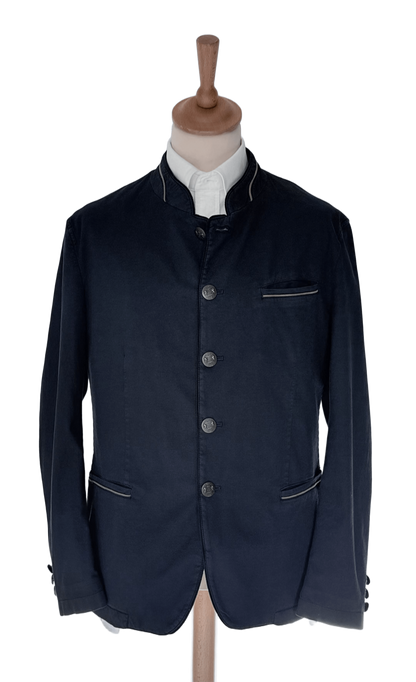 Veste autrichienne Caen coton navy