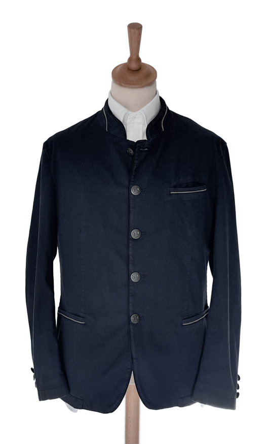 Veste autrichienne Caen coton navy