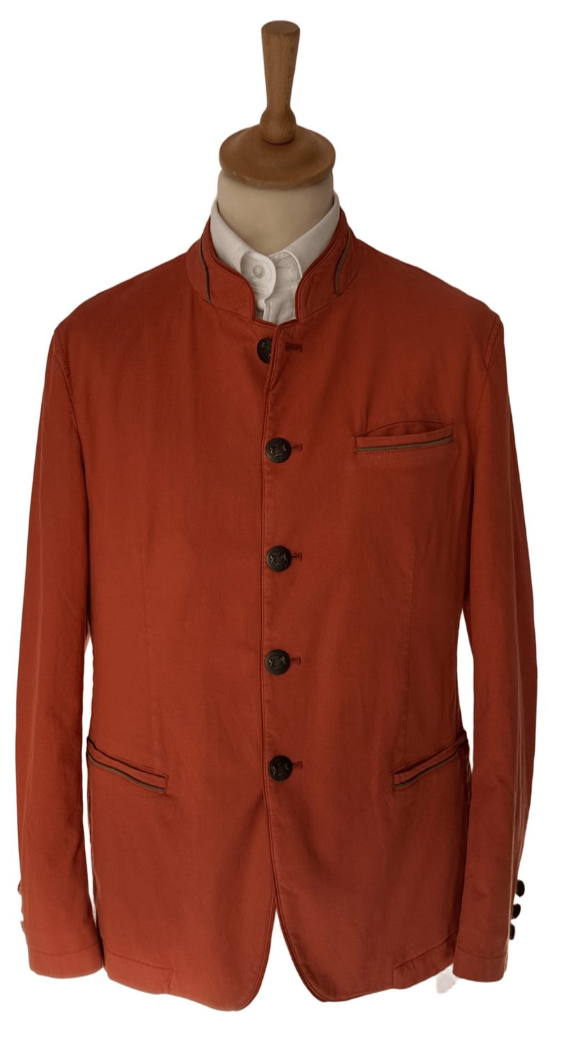 Veste autrichienne Caen coton orange