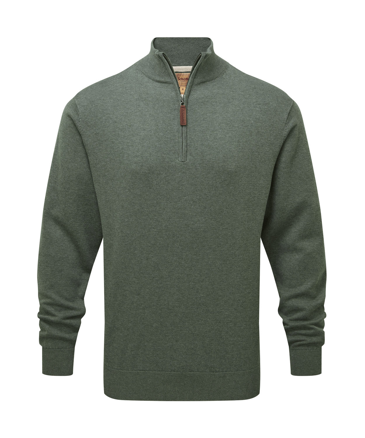 Porthmeor ¼ zip cotton jumper