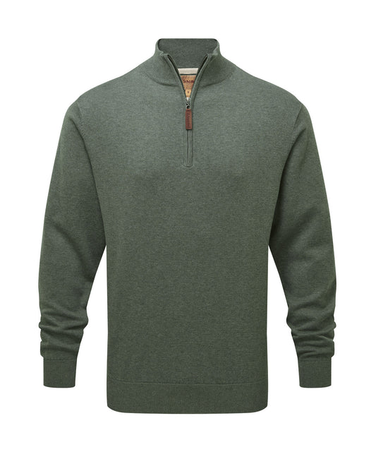 Pull coton Porthmeor quart de zip