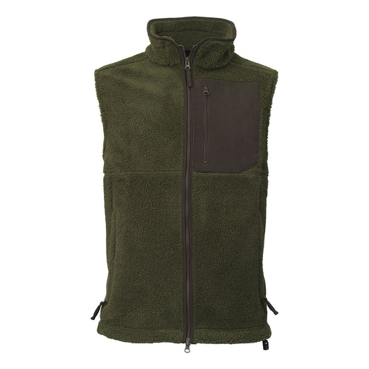 Gilet polaire sherpa Bear olive
