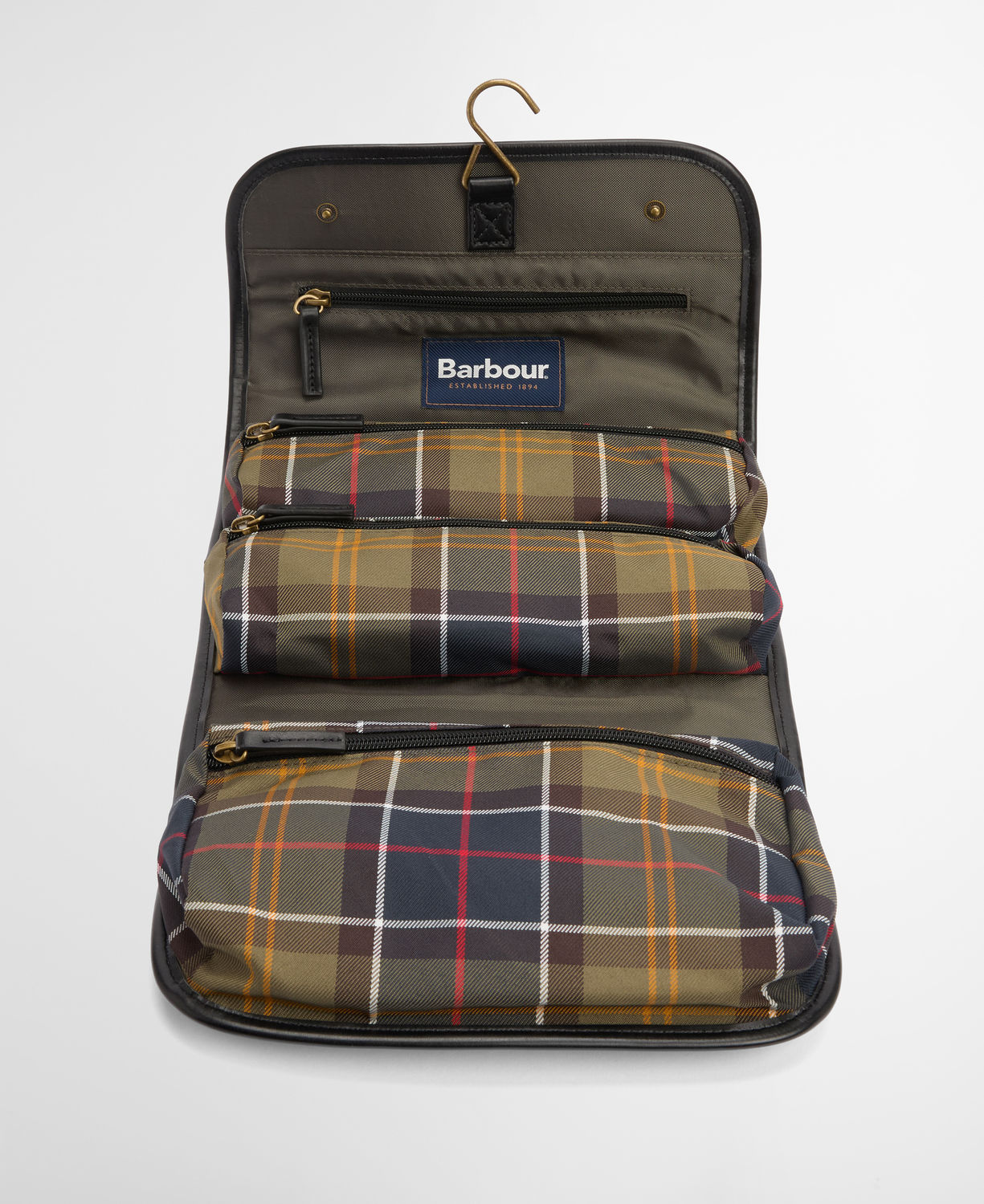 Trousse de toillette tartan à pendre