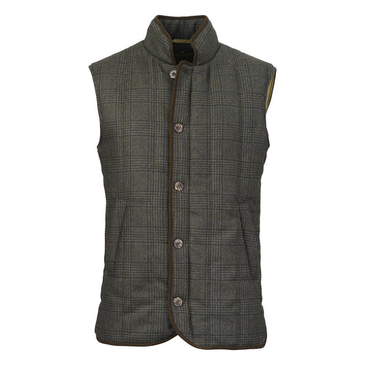 Gilet tweed matelassé willow