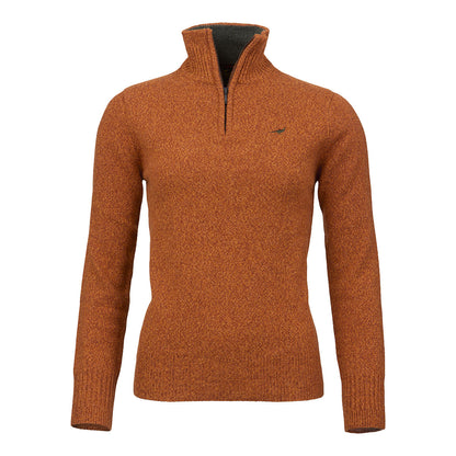 Pull lambswool tyne 1/4 zip femme 5 coloris