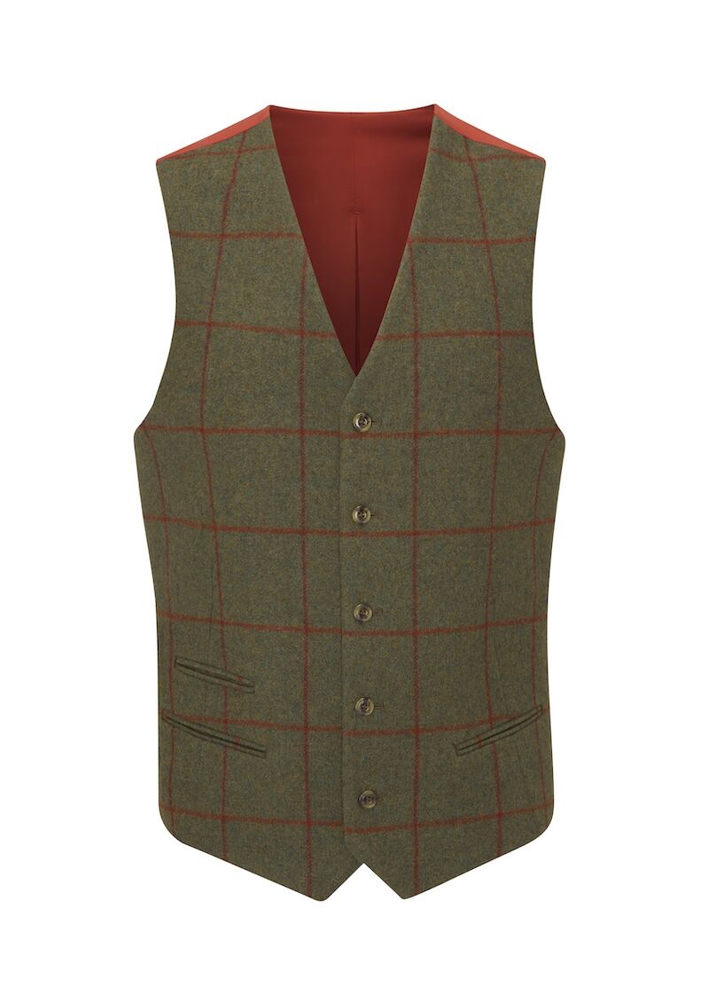 Gilet Compton dos satin reed