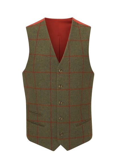 Gilet Compton dos satin reed