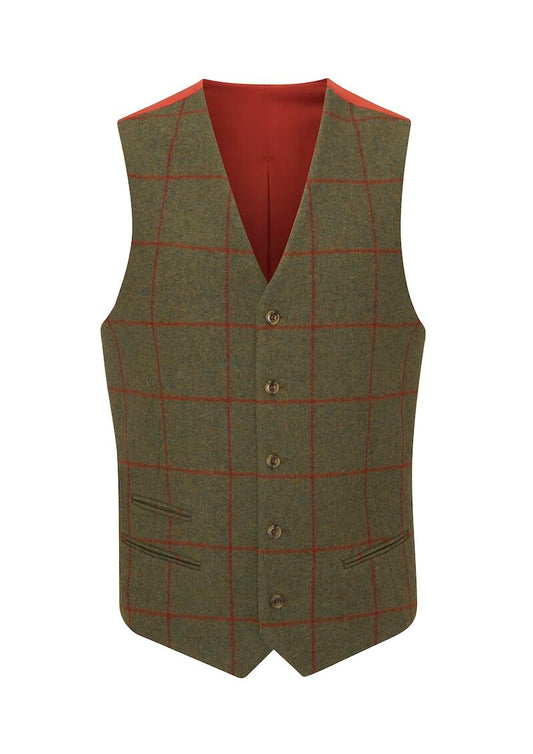 Gilet Compton dos satin reed
