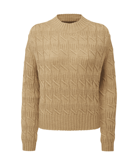Pull tricot torsadé Sandsend