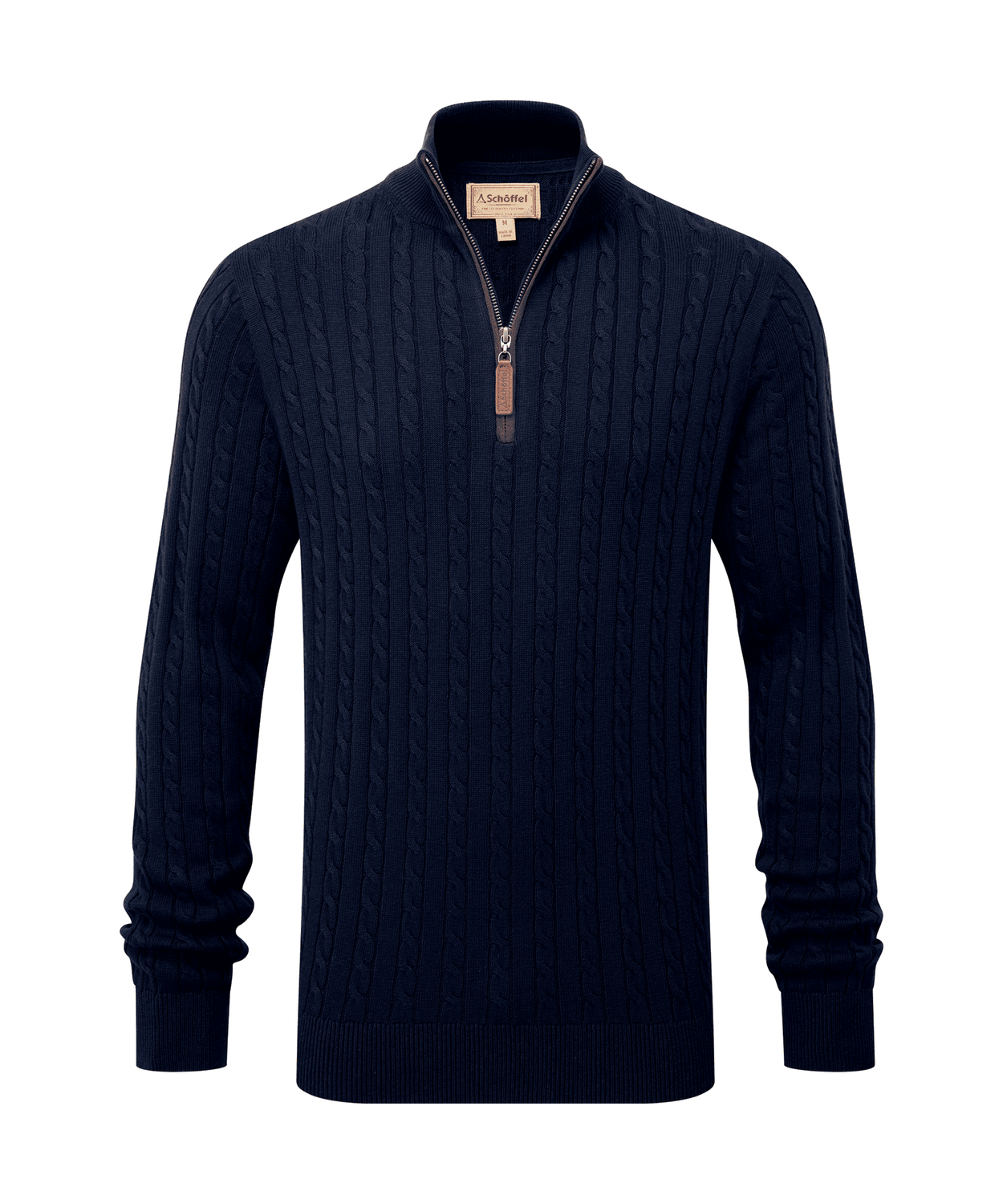 Pull coton cashmere Calton 1/4 zip 3 coloris