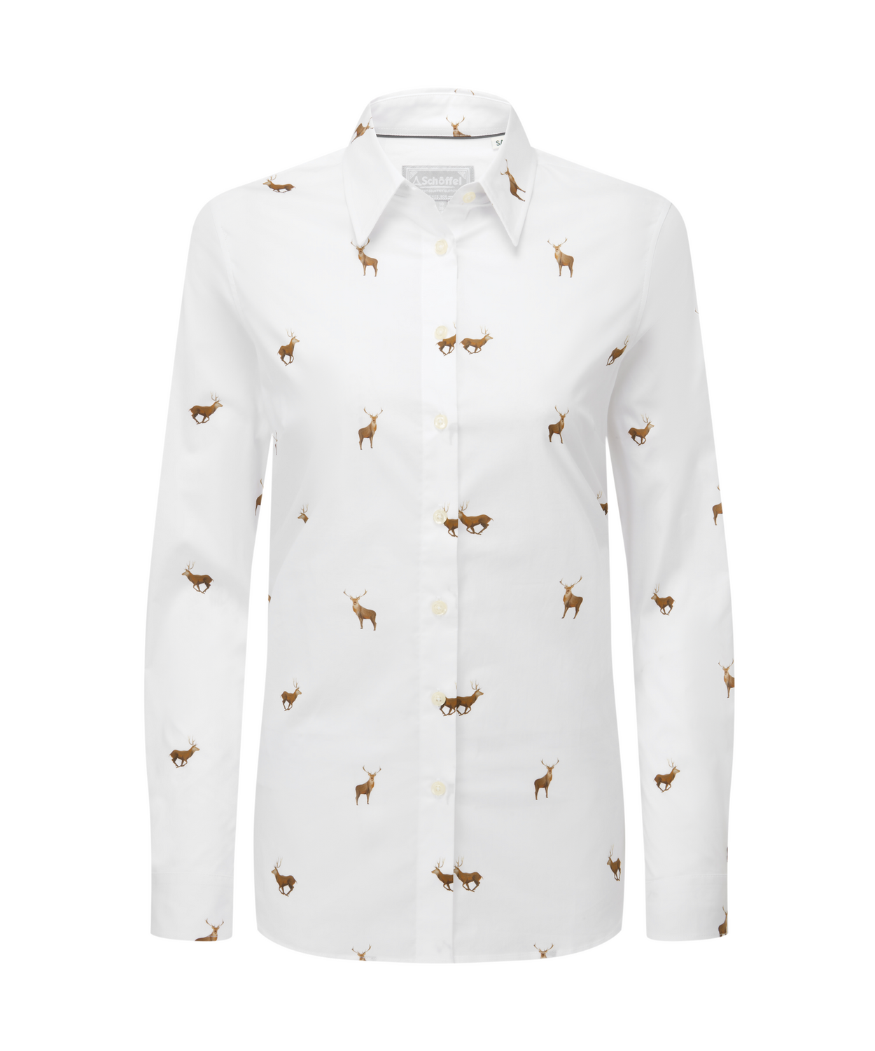 Chemise imprimée cerfs femme