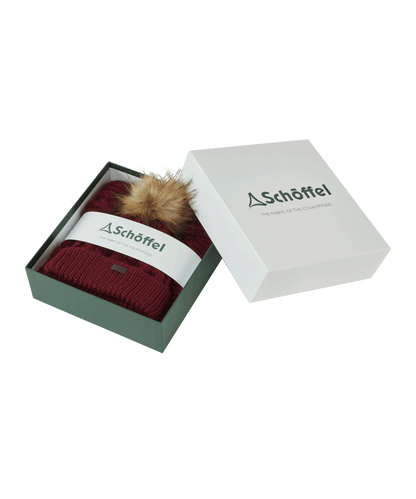 Coffret bonnet et écharpe Bakewell Damson