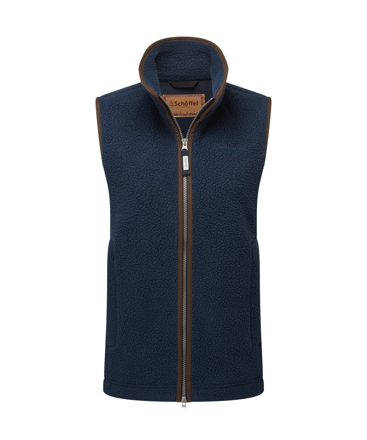 Gilet polaire Lyndon retro navy femme