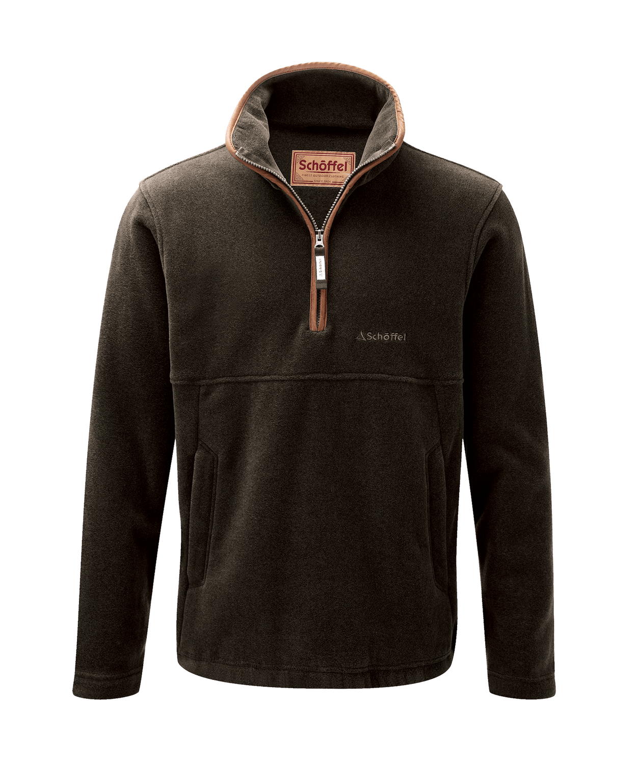 Polaire 1/4 zip Berkeley dark olive