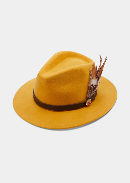 Chapeau feutre MUSTARD