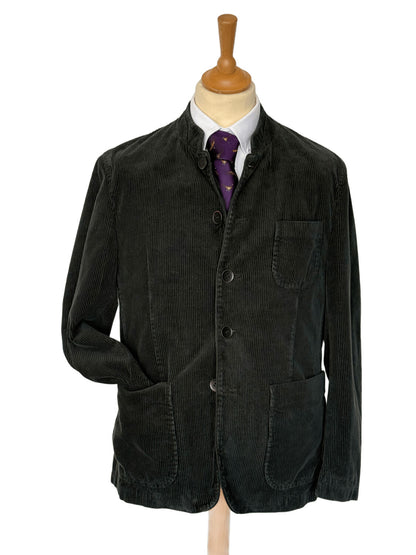 Veste autrichienne Bolton velour sapin