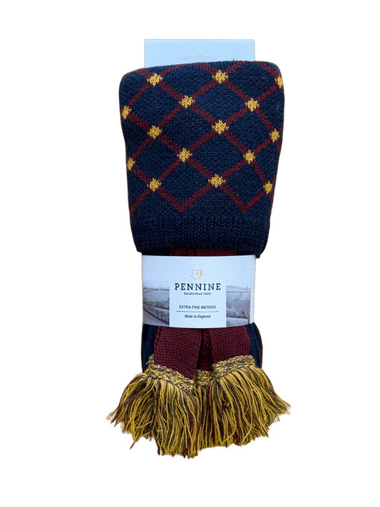 Regent Marine-Socken mit Strumpfband