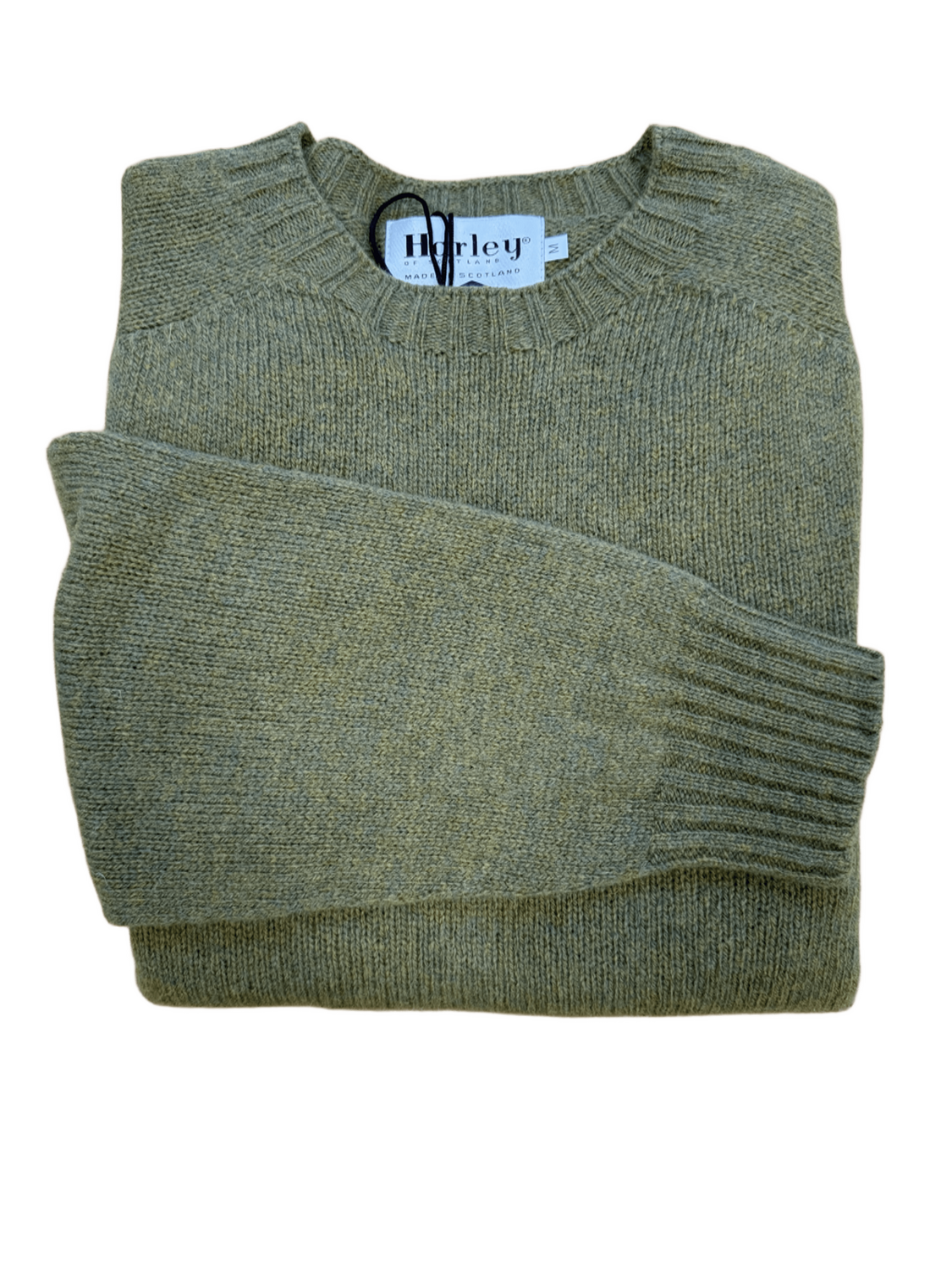 Pull col rond lichen