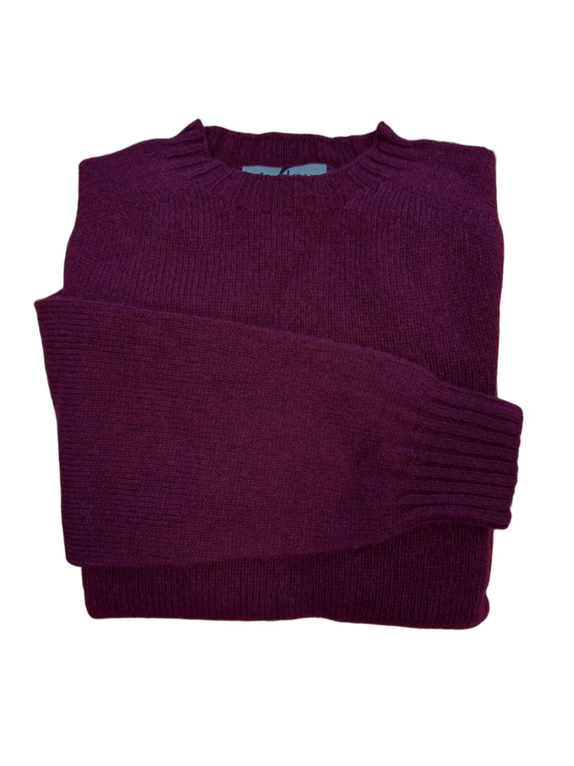 Pull col rond claret