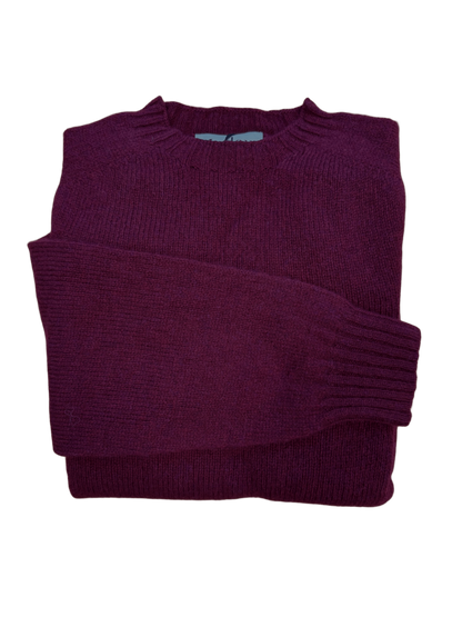 Pull col rond claret