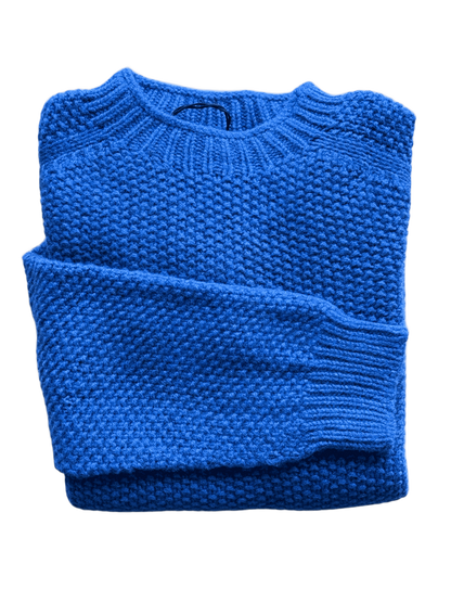 Pull col rond point de riz noss