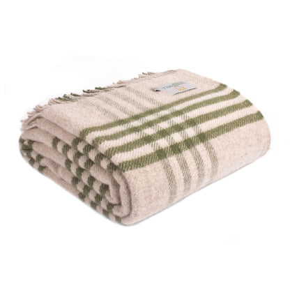 Plaid XXL Hex Olive