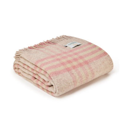 XXL Hex dusky pink throw