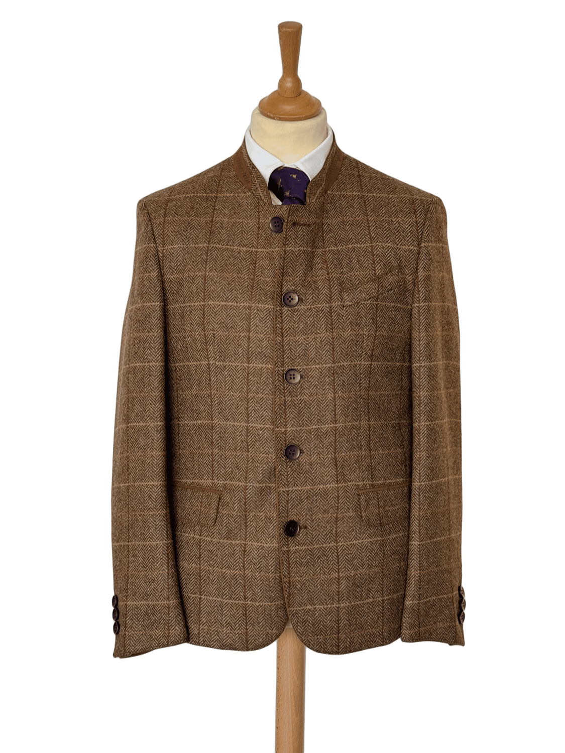 Veste autrichienne Moos tweed mittelgelb