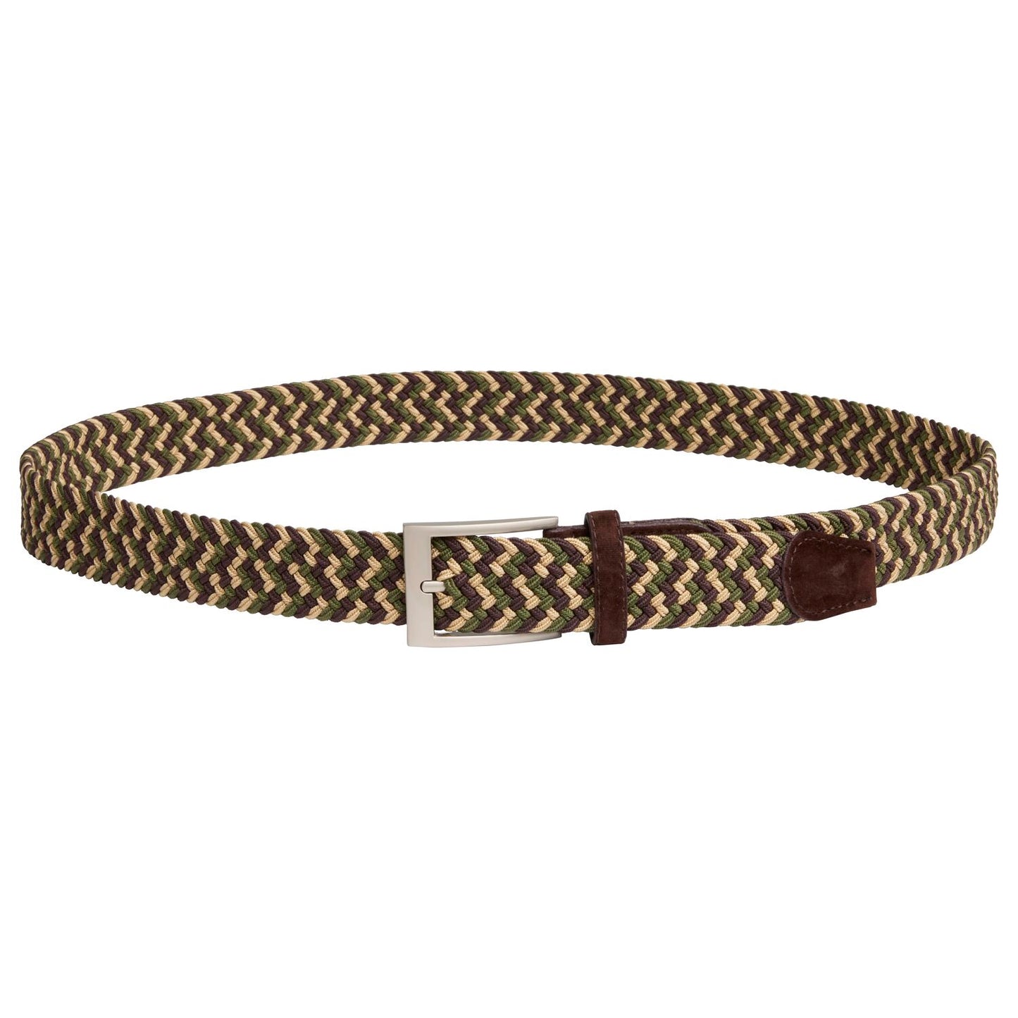 Ceinture élastique green brown