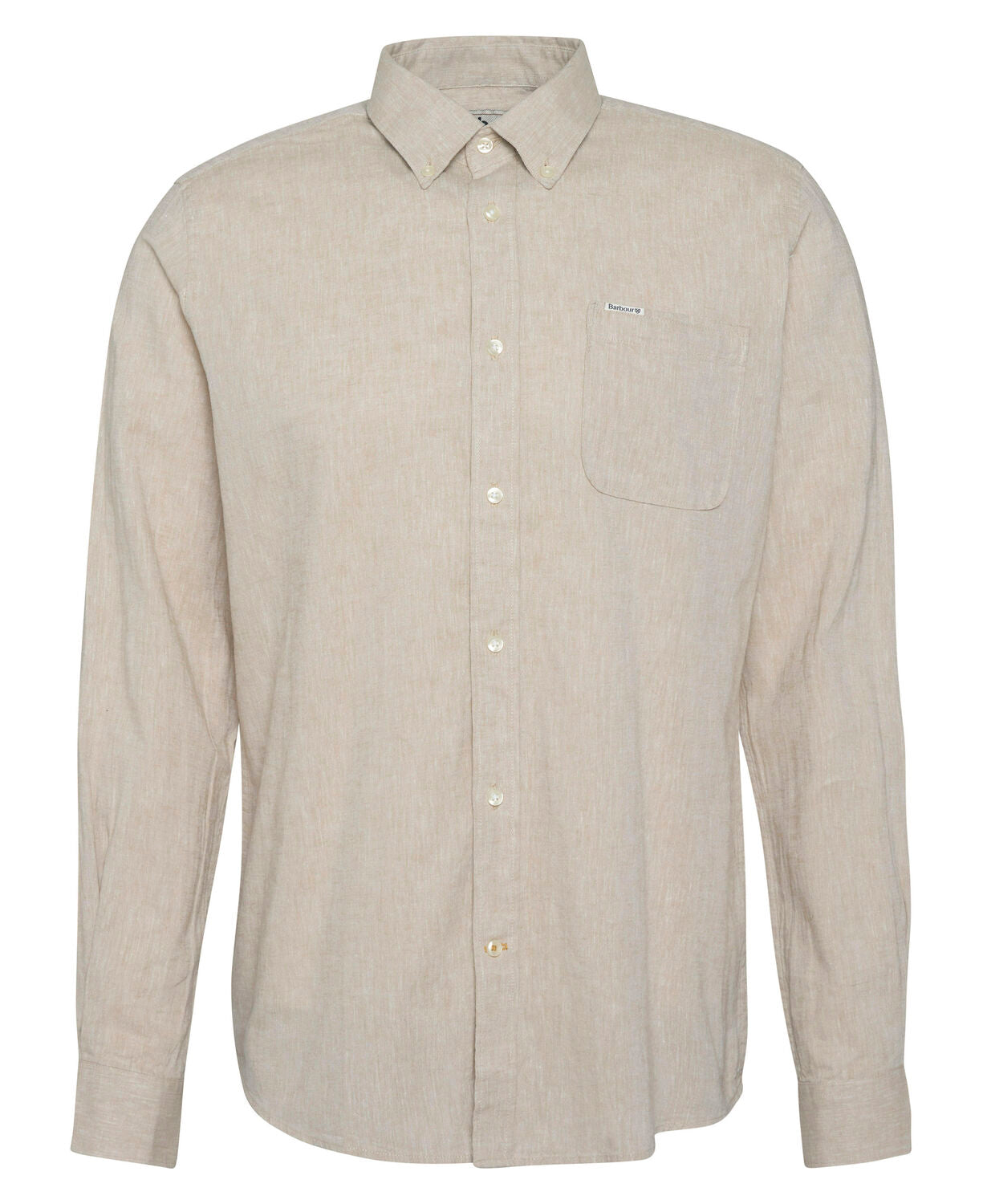 Chemise tailored lin coton Nelson stone