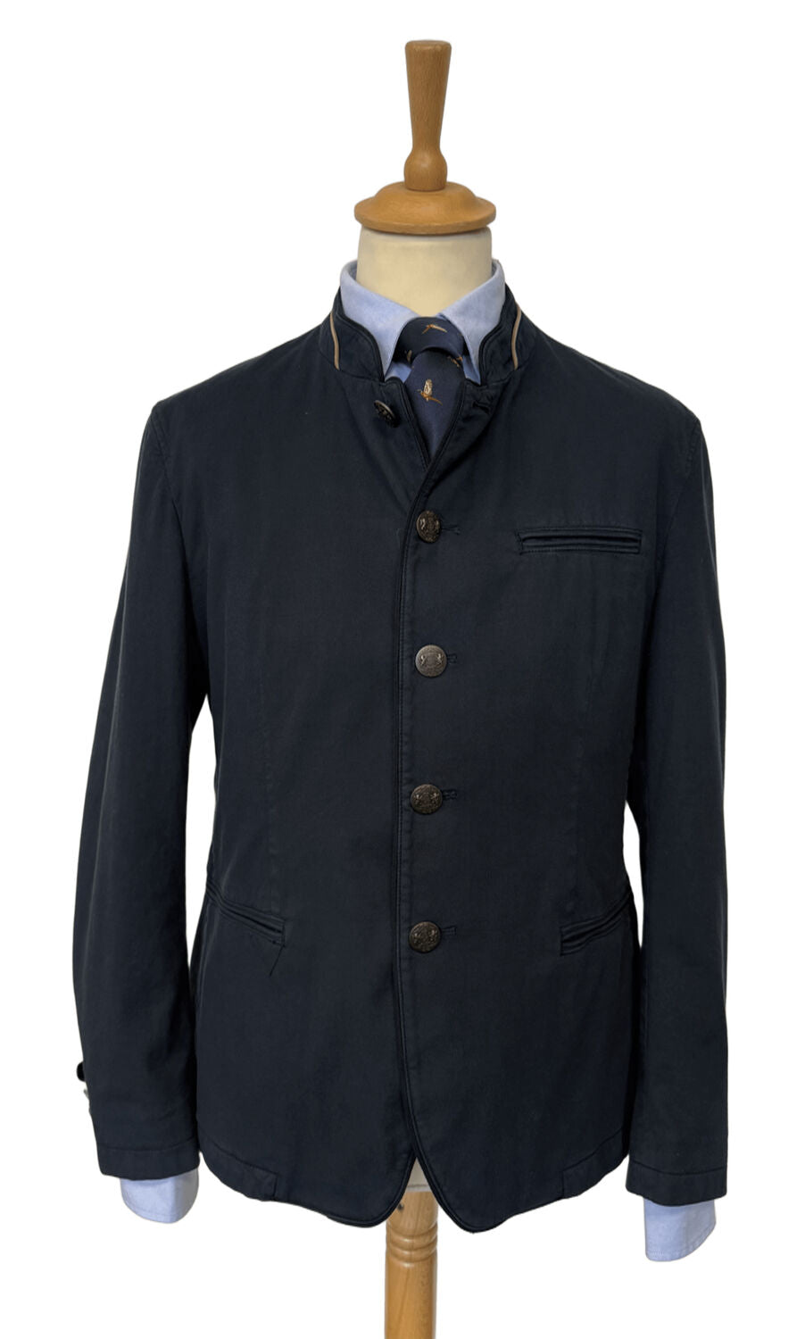 Veste autrichienne Belford coton navy