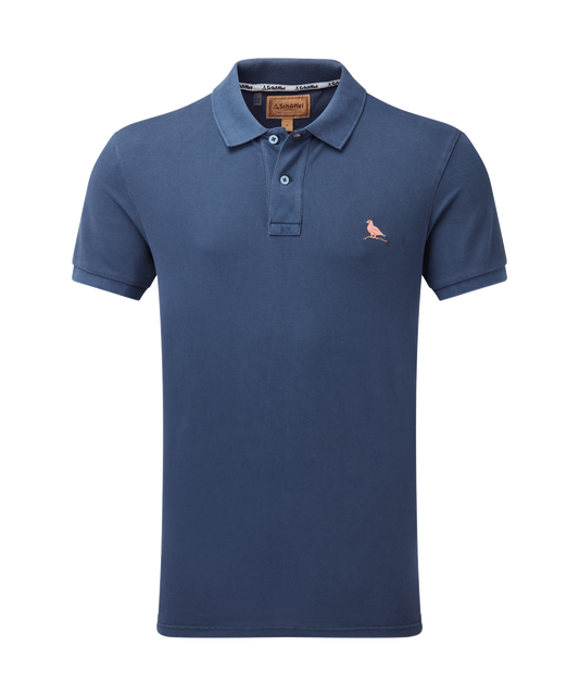 Polo délavé St Ives french navy