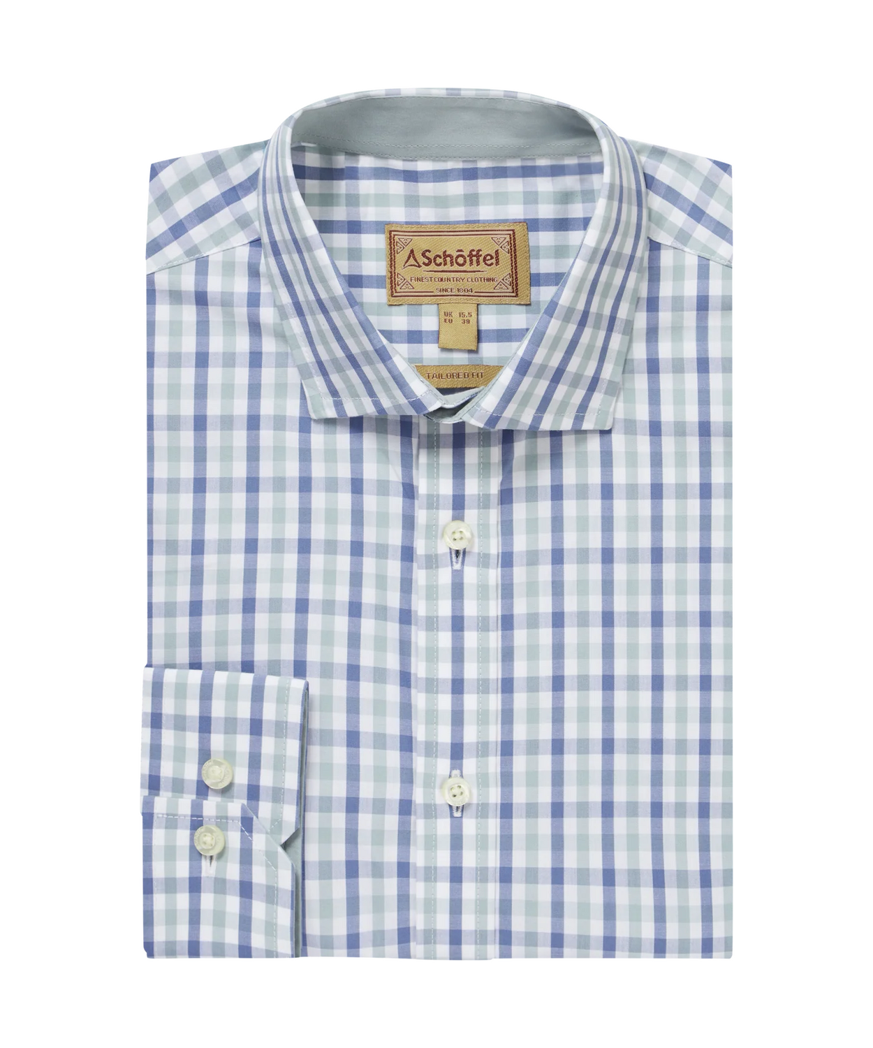 Chemise Hebden mist blue vintage indigo