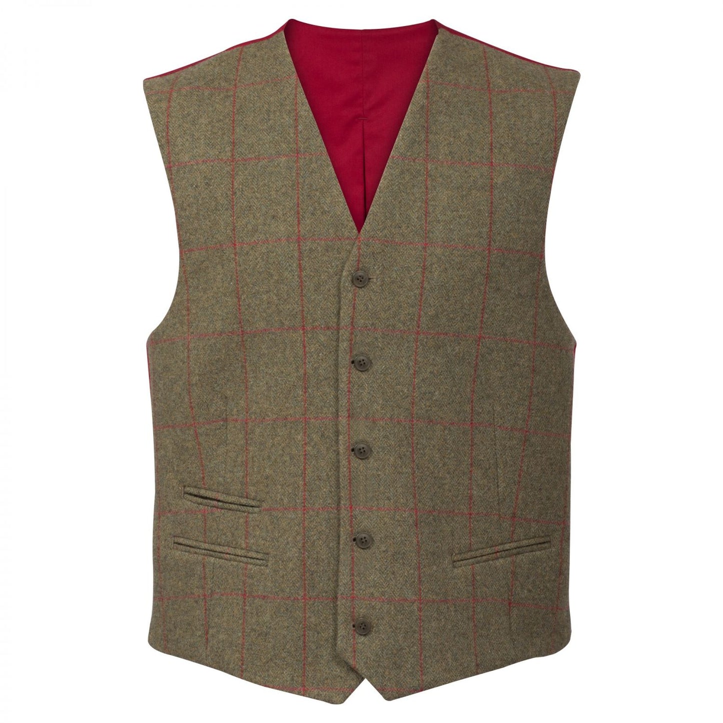 Compton vest with satin back SAGE