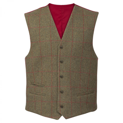 Compton vest with satin back SAGE