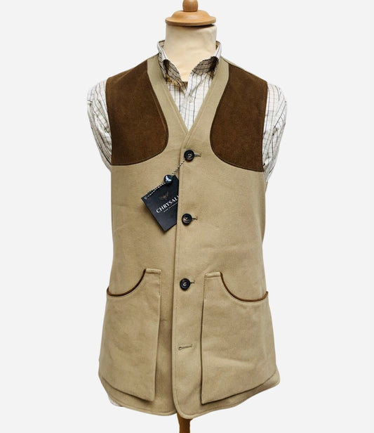 Gilet Moorland Coton Camel