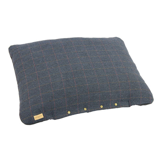 Coussins tweed bleu pour chien 2 tailles