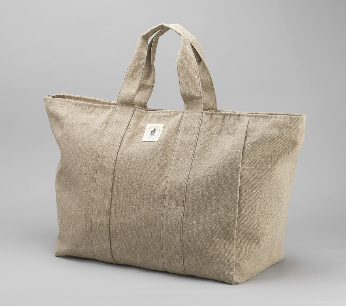 sac cabas en lin naturel francais la garenne