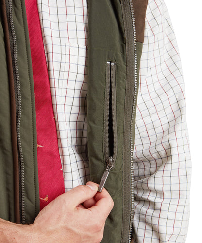 Gilet polaire softshell de chasse Homme Gunby - Forest - Schoffel
