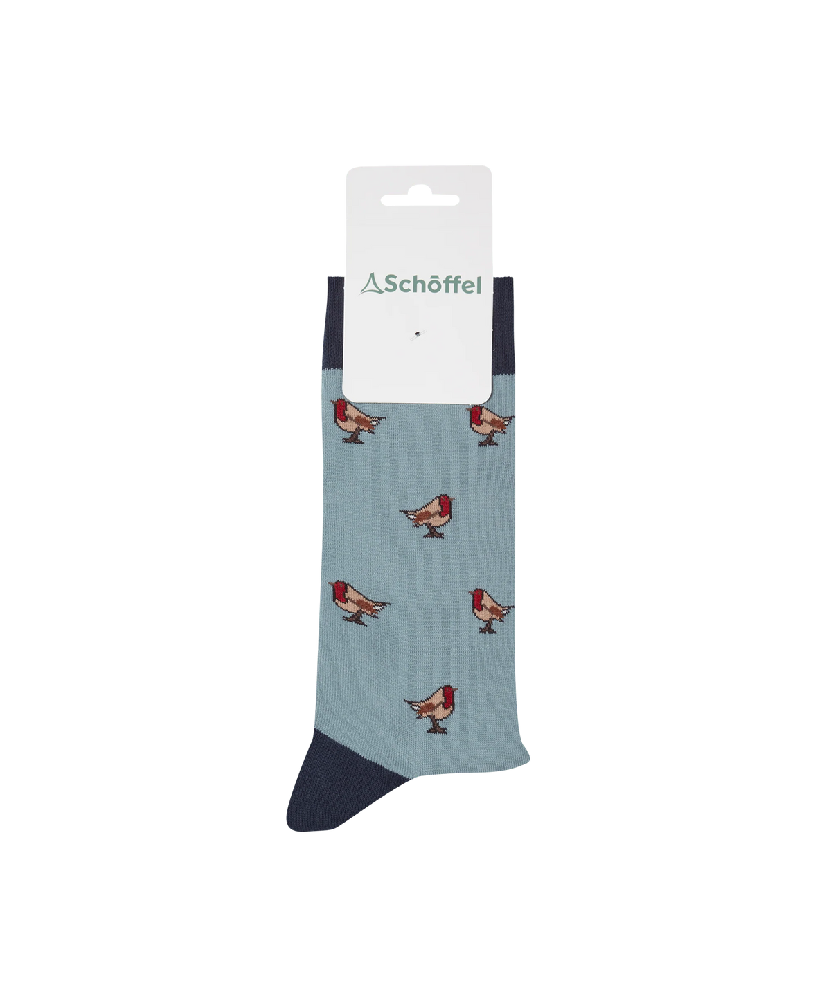 Chaussettes Homme Rouge-gorge - Sterling blue - Schoffel