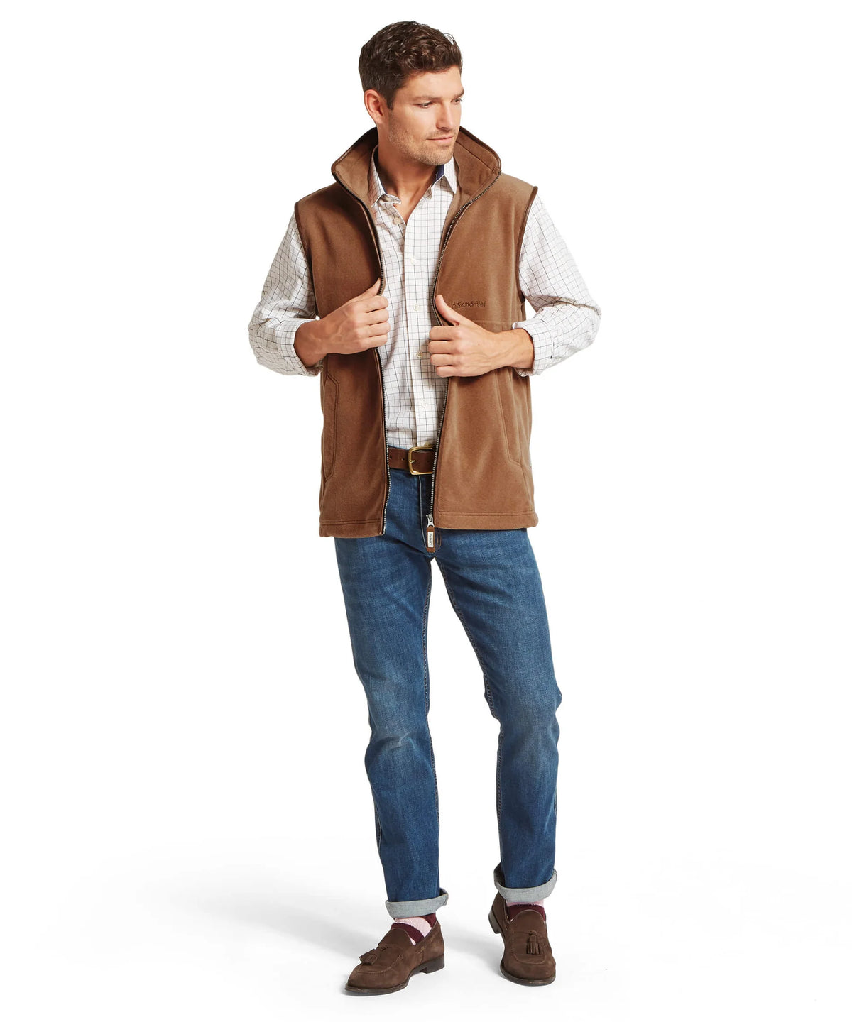 Gilet polaire Homme Oakham - Toffee - Schoffel