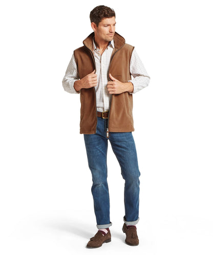 Gilet polaire Homme Oakham - Toffee - Schoffel