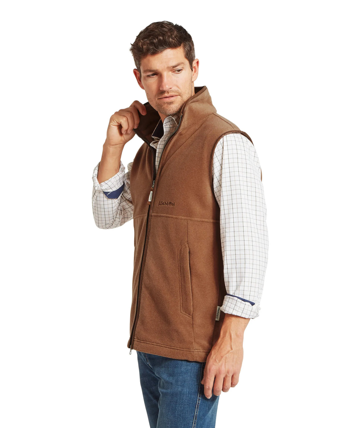 Gilet polaire Homme Oakham - Toffee - Schoffel
