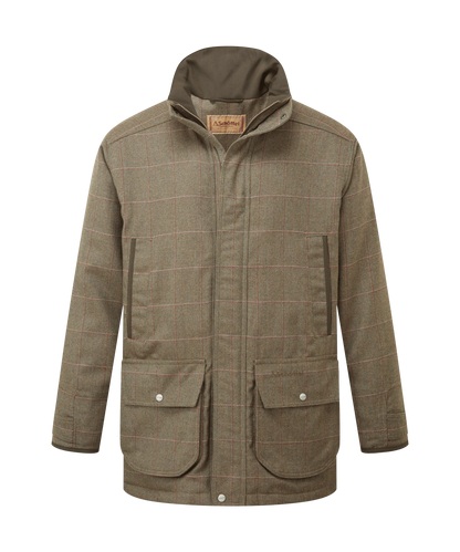 manteau en tweed luxe schoffel ptarmigan lochlane