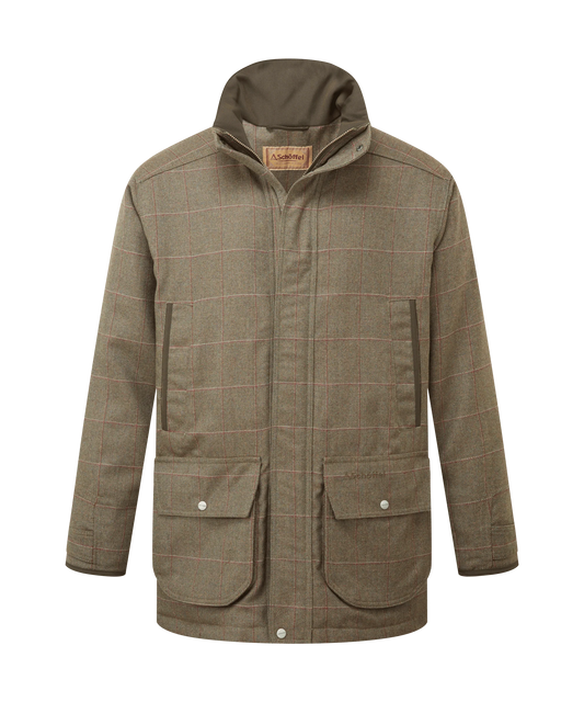 manteau en tweed luxe schoffel ptarmigan lochlane
