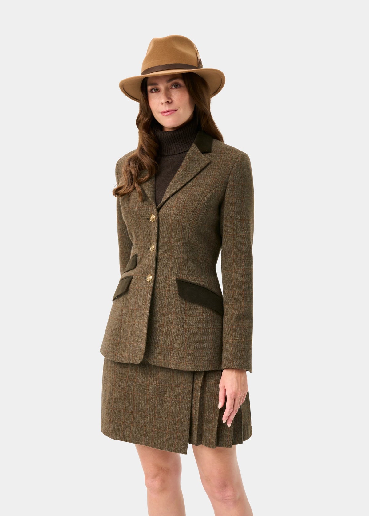 Blazer tweed Femme Surrey - Field Maple - Alan Paine