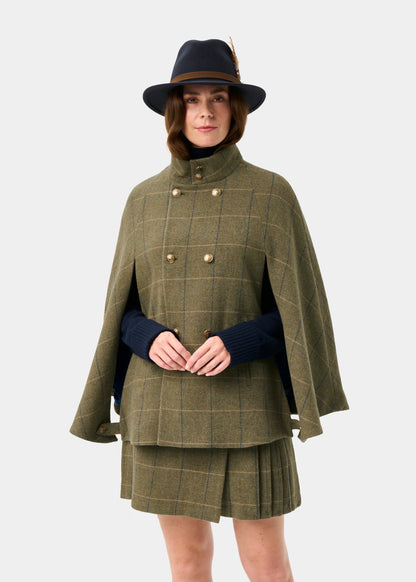 Cape tweed Femme Surrey - Lovat Blue - Alan Paine