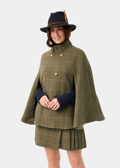 Cape tweed Femme Surrey - Lovat Blue - Alan Paine