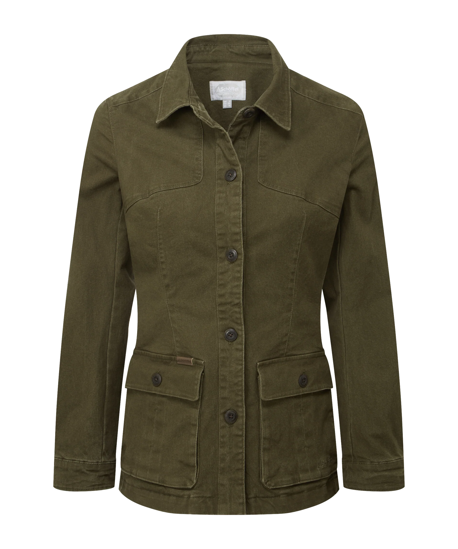 veste lynton femme utility woodland schoffel coton