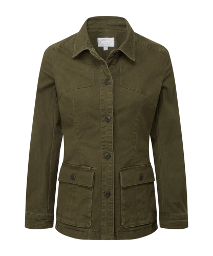 veste lynton femme utility woodland schoffel coton